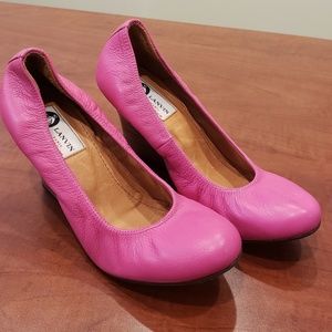 SALE!!! Auth. LANVIN Wedged heels 38.5